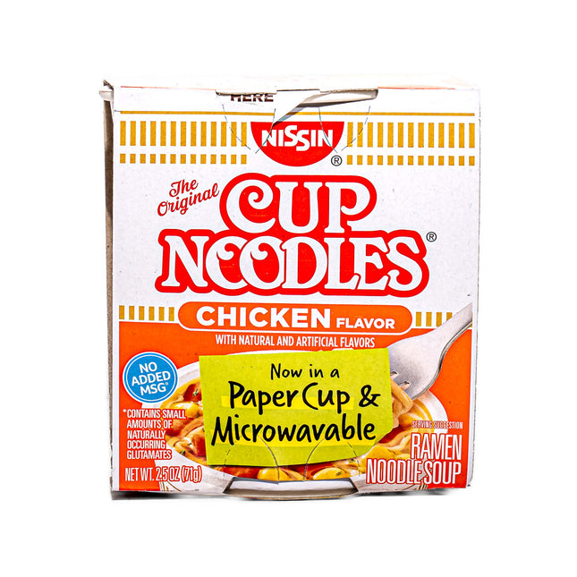 Nissin Cup Noodles Chicken Flavor – 2.25oz | 64g