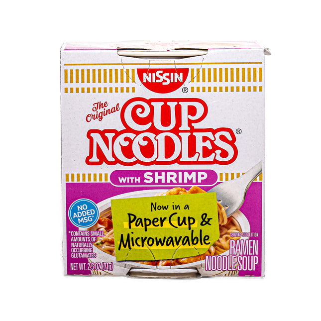 Nissin Cup Noodles with Shrimp – 2.25oz | 64g