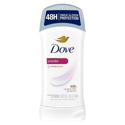 Dove Invisible Solid Powder Antiperspirant Deodorant Stick, 2.6 oz | 74g