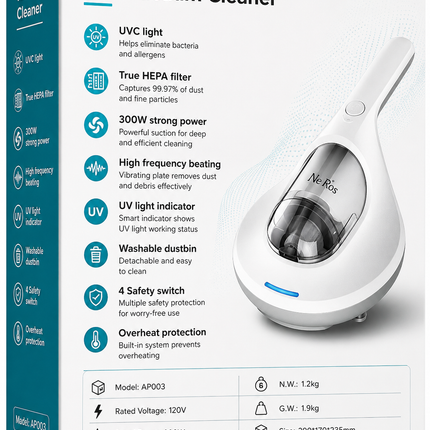 Ne Ros Handheld Vacuum Cleaner