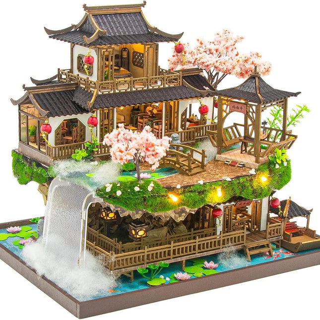 DIY Miniature Dollhouse Kit, Model L2502 - Upgraded version of The Fairyland, 31 × 23 × 24.5 cm | Approx 12.2 × 9.1 × 9.6 inches