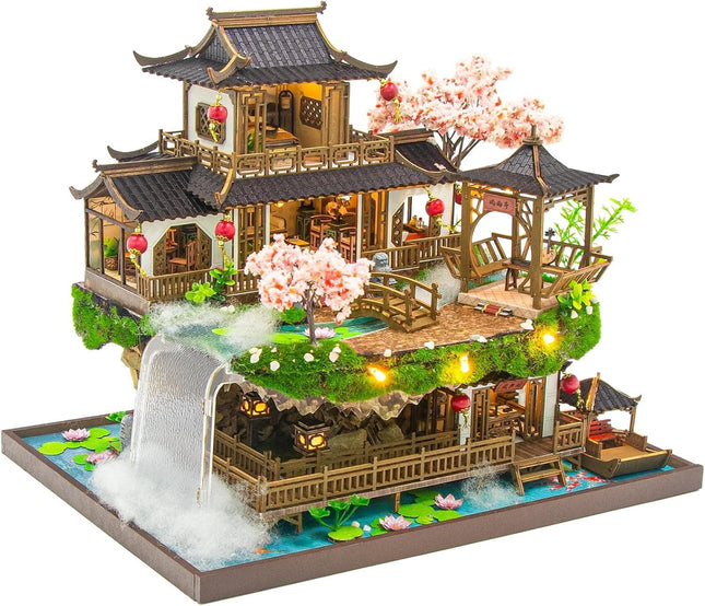 DIY Miniature Dollhouse Kit, Model L2502 - Upgraded version of The Fairyland, 31 × 23 × 24.5 cm | Approx 12.2 × 9.1 × 9.6 inches
