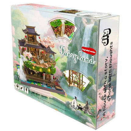 DIY Miniature Dollhouse Kit, Model L2502 - Upgraded version of The Fairyland, 31 × 23 × 24.5 cm | Approx 12.2 × 9.1 × 9.6 inches