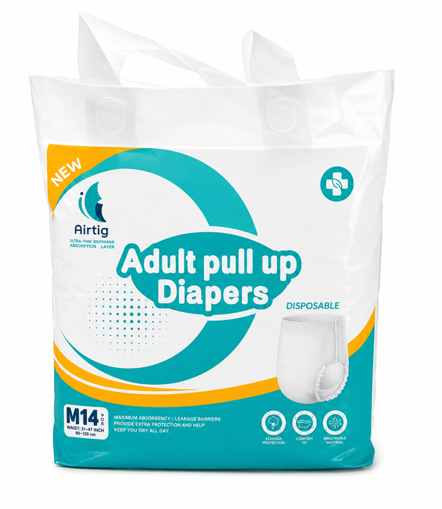 Airtig Adult Pull-Up Diapers – Disposable Incontinence Underwear