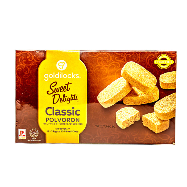 Goldilocks Sweet Delights Polvoron Classic - 12pcs, 10.58oz | 300g