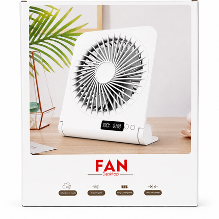 Desktop Fan – Rechargeable 3-Speed Portable Fan