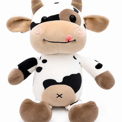 Cute Plush Cow Stuffed Animal – Soft Farm Animal Toy