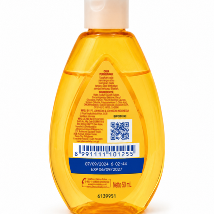 Johnson’s Baby Shampoo – No More Tears, 50 mL