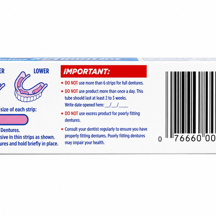 Fixodent Original Denture Adhesive Cream – 0.75 oz (21 g)
