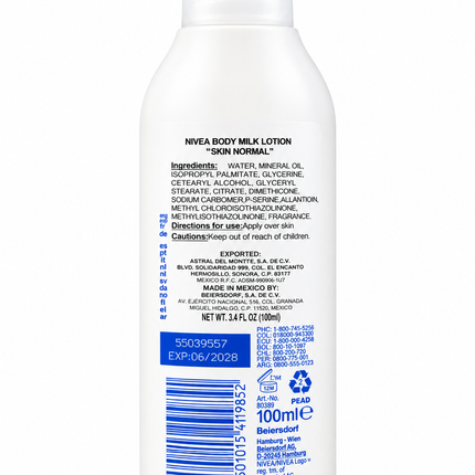 NIVEA Body Express Hydration Lotion – 100 ml – 72H Moisturization