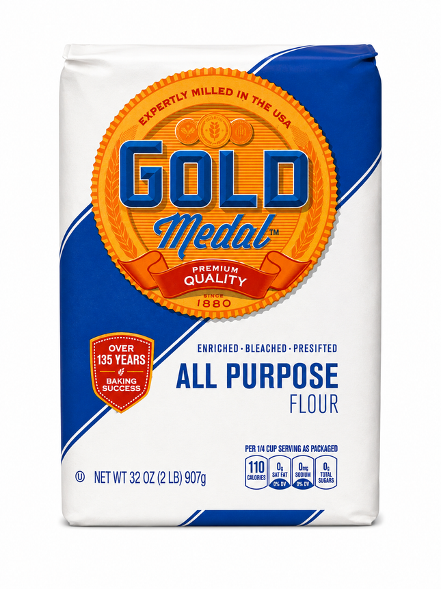 Gold Medal All Purpose Flour – 2 lb (32 oz)