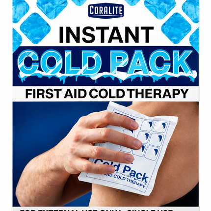Coralite Instant Cold Pack – 5" x 6", Single Use