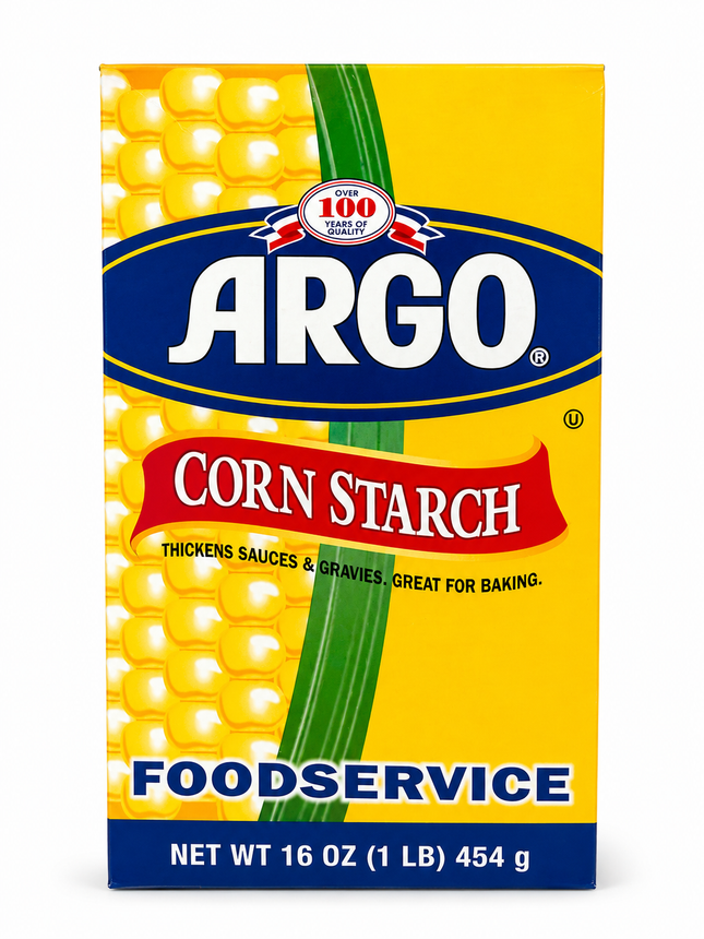 Argo Corn Starch Foodservice, 16 oz (1 lb / 454 g)q