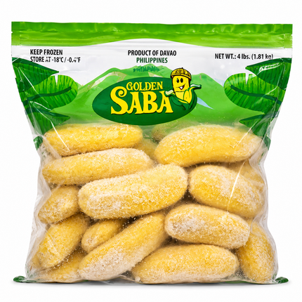 Golden Saba Whole Steamed Saba Banana – 4lb | 1.82kg