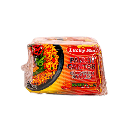 Lucky Me Pancit Canton Sweet & Spicy – 6 Pack, 2.12oz Each | 60g