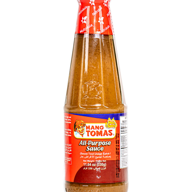 Mang Tomas All-Purpose Sauce (Hot & Spicy) – 11.64oz | 330g