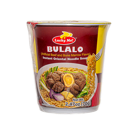 Lucky Me Bulalo Instant Noodle Soup Cup – 2.47oz | 70g