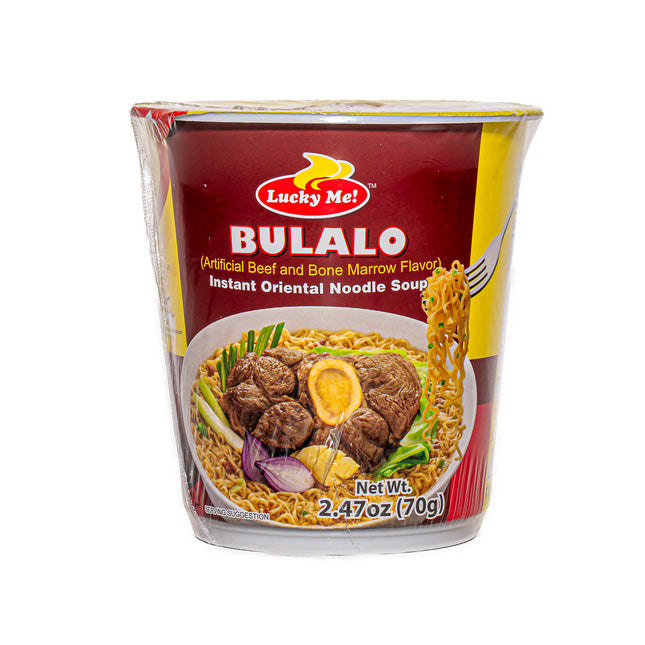 Lucky Me Bulalo Instant Noodle Soup Cup – 2.47oz | 70g