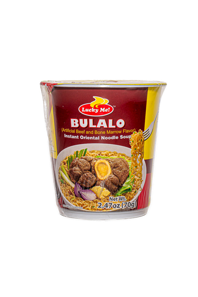 Lucky Me Bulalo Instant Noodle Soup Cup – 2.47oz | 70g