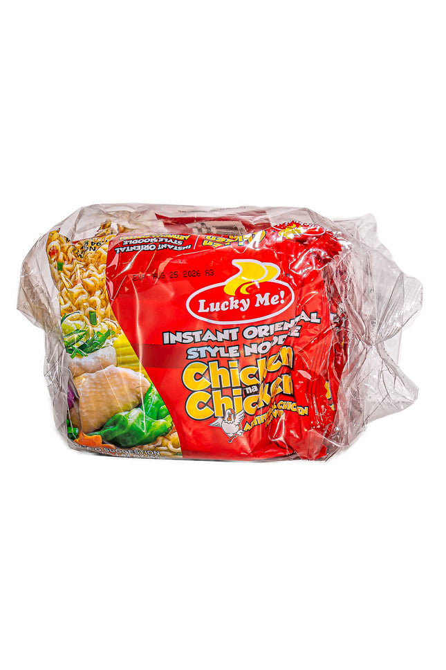 Lucky Me Chicken Mami Instant Noodles – 6 Pack, 1.94oz Each | 55g