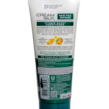 Cream Silk Hair Fall Defense Vitamin Boost Conditioner – 6.09 fl oz | 180mL