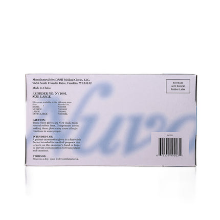 Nuvo DASH Vinyl Gloves – White Large (100 pcs)