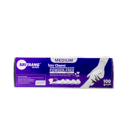 Sri Trang Verve Chem+ Nitrile Gloves – Medium (100 pcs)