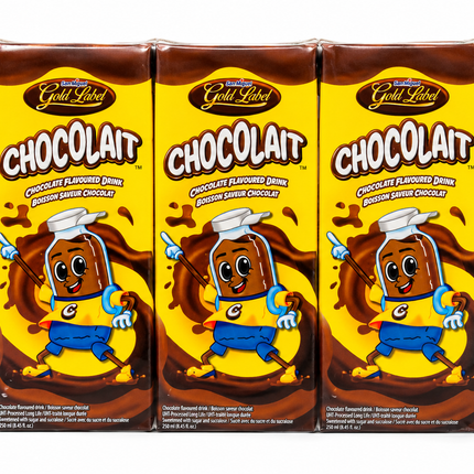 San Miguel Gold Label Chocolait – 3 Pack, 8.45 fl oz Each | 250mL