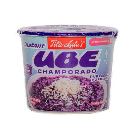 Tita Lulu’s Ube Champorado Mix Cup – 1.6oz | 45g