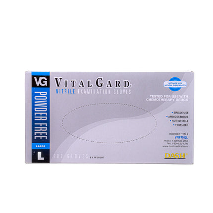 VitalGard Nitrile Examination Gloves – Large (100 pcs)