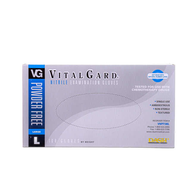 VitalGard Nitrile Examination Gloves – Large (100 pcs)
