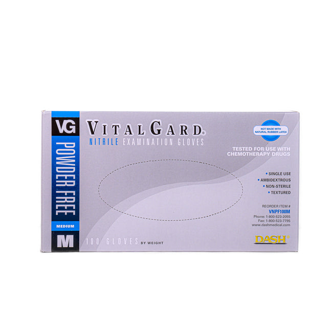 VitalGard Nitrile Examination Gloves – Medium (100 pcs)