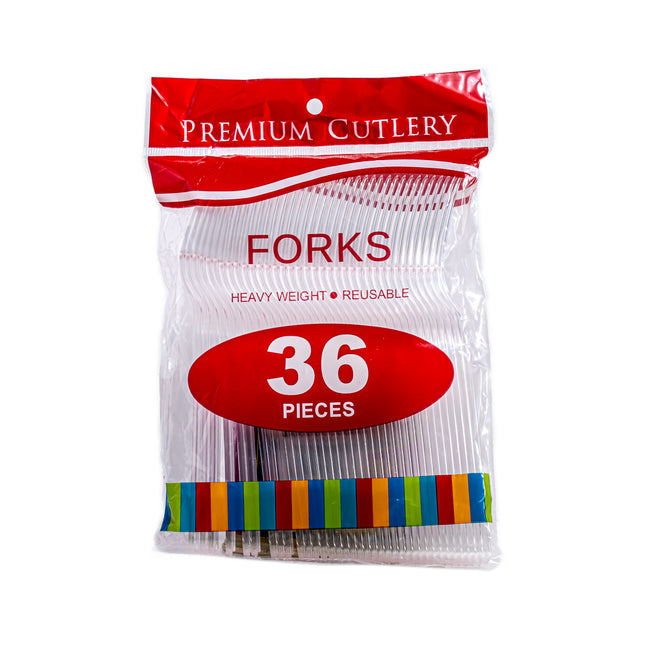 Imperial Heavy Duty Forks – White (36 pcs)