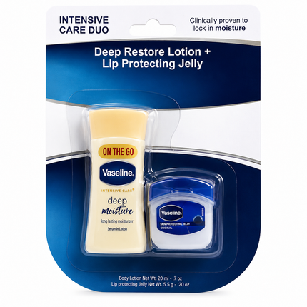 Vaseline Lotion 7oz & Jelly 0.2oz