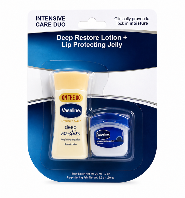 Vaseline Lotion 7oz & Jelly 0.2oz