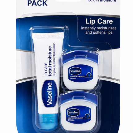 Vaseline Lip Care Value Pack 3 CT