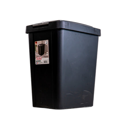 Sterilite TouchTop Wastebasket – Black, 7.5Gal | 28L Capacity