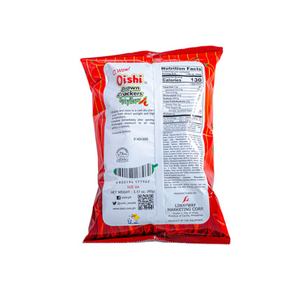 Oishi Prawned Crackers Spicy Flavor 3.17 oz