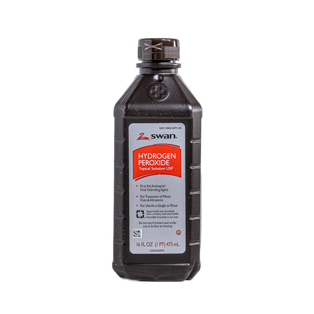 Swan Hydrogen Peroxide Topical Solution USP – 16 fl oz | 473mL