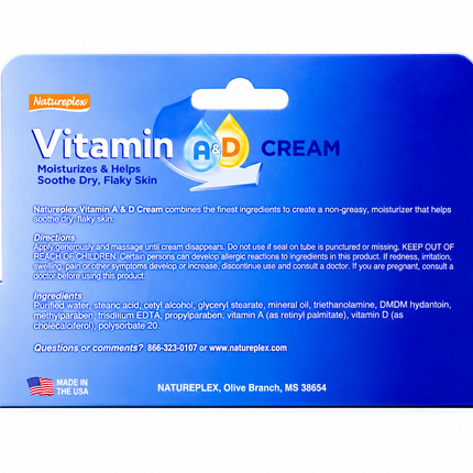 Natureplex Vitamin A & D Cream – 1.5 oz | 42.5g