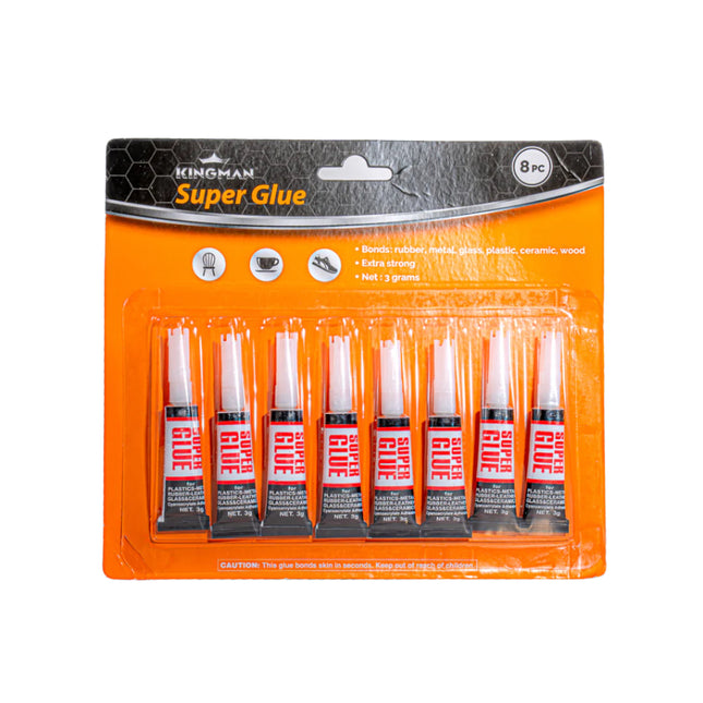 Kingman Super Glue 8pcs w/ blister