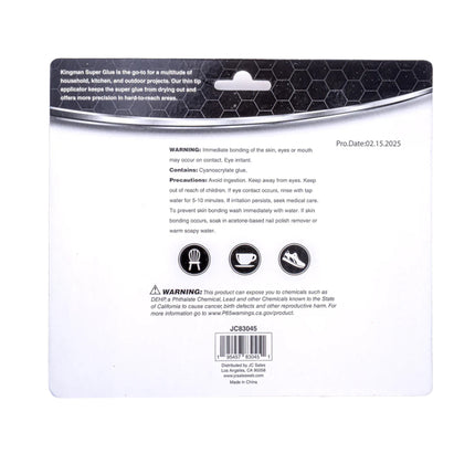 Kingman Super Glue 8pcs w/ blister
