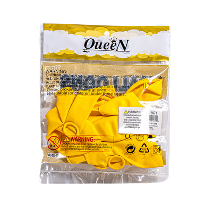 QueeN Party Balloons – Gold (10pcs)