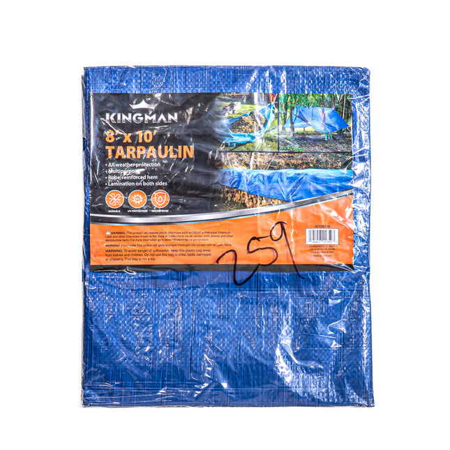 Kingman Tarpaulin – Blue, 8 x 10 ft