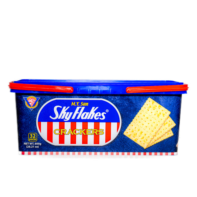 M.Y. San Sky Flakes Crackers – 32 Single Packs, 28.21oz | 800g