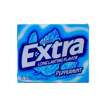 Extra Single Serve Peppermint gum 15 Sticks