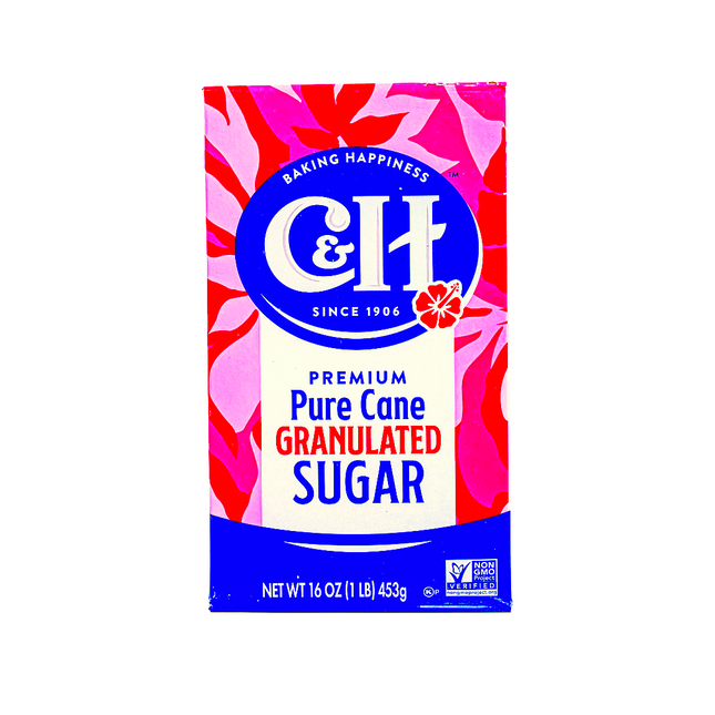 C&H Premium Pure Cane Granulated  Sugar – 16oz | 453g