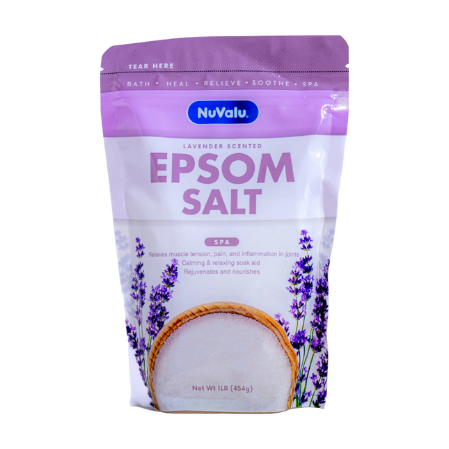 Nuvalu Epsom Salt Lavender - 16oz | 454g