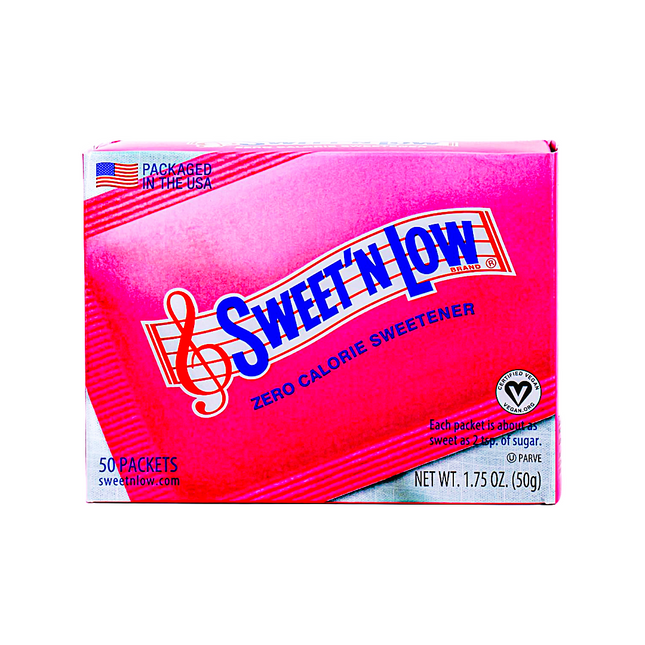 Sweet'n Low Sweetener – 50 Packs 1.75oz | 50g