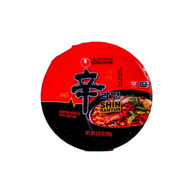 Nongshim Bowl Noodle (Shin Ramen) – 3.03oz | 86g